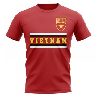 Vietnam Core Football Country T-Shirt (Red)