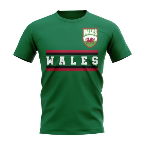 Wales Core Football Country T-Shirt (Green)