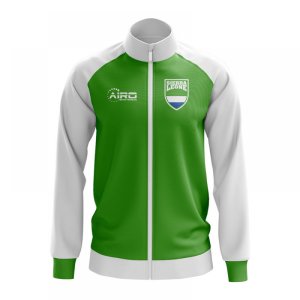 Sierra Leone Concept Football Track Jacket (Green)