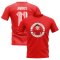 James Rodriguez Bayern Munich Illustration T-Shirt (Red)