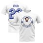 Isco Real Madrid Illustration T-Shirt (White)