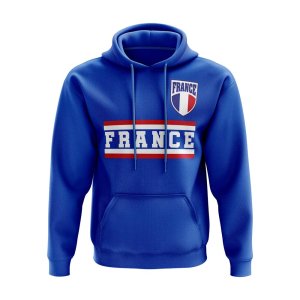 France Core Football Country Hoody (Blue)