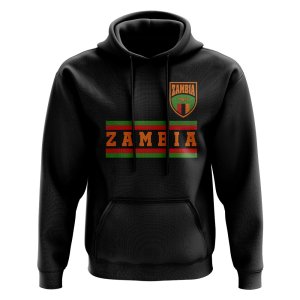 Zambia Core Football Country Hoody (Black)