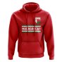 Madagascar Core Football Country Hoody (Red)