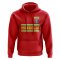 Mongolia Core Football Country Hoody (Red)
