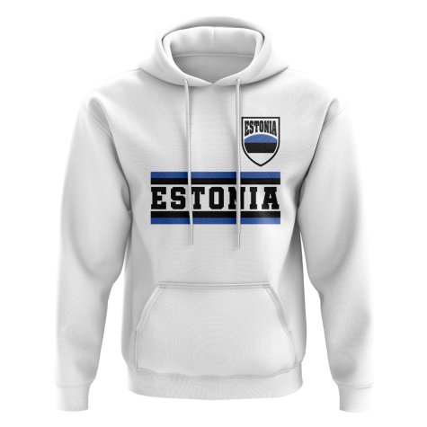 Estonia Core Football Country Hoody (White)