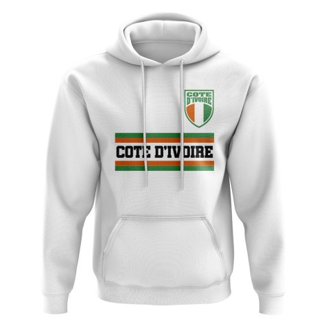 Ivory Coast Core Football Country Hoody (White)