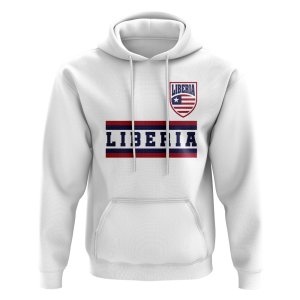 Liberia Core Football Country Hoody (White)