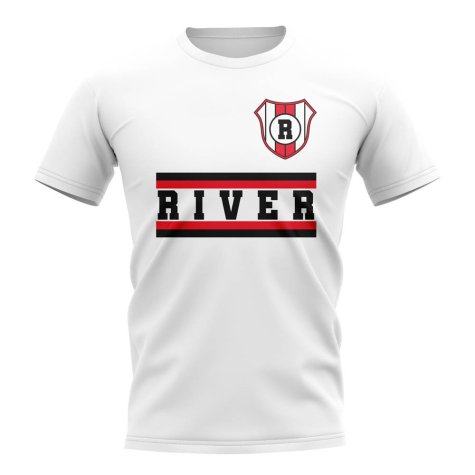 River Plate Core Football Club T-Shirt (White)