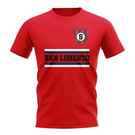 San Lorenzo Core Football Club T-Shirt (Red)