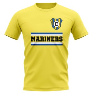 Central Coast Mariners Core Football Club T-Shirt (Yellow)