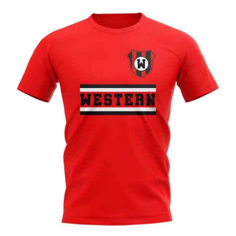 Western Sydney Warriors Core Football Club T-Shirt (Red)