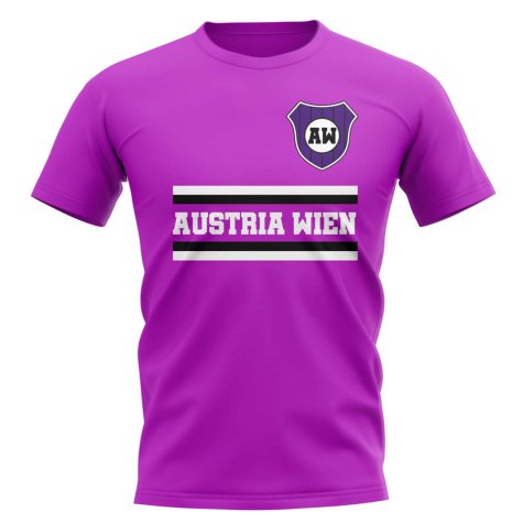 Austria Wien Core Football Club T-Shirt (Purple)