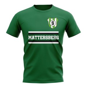 Sv Mattersburg Core Football Club T-Shirt (Green)