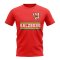 Rb Salzburg Core Football Club T-Shirt (Red)