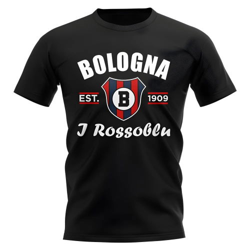 Bologna Established Football T-Shirt (Black)