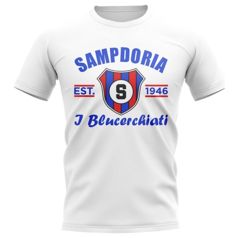 Sampdoria Established Football T-Shirt (White)