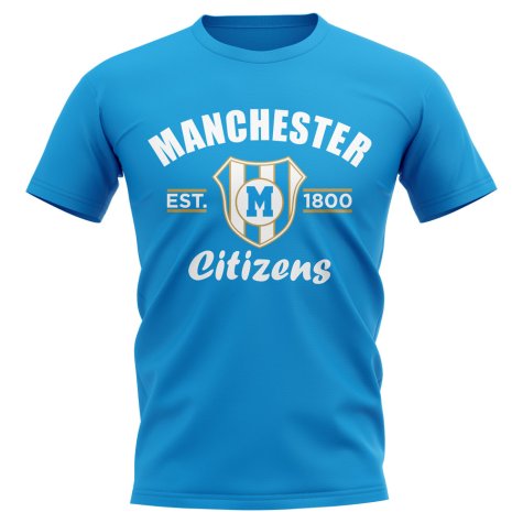 Man City Established Football T-Shirt (Sky)