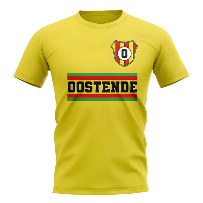 Oostende Core Football Club T-Shirt (Yellow)