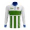 Equatorial Guinea Concept Football Half Zip Midlayer Top (White-Green)