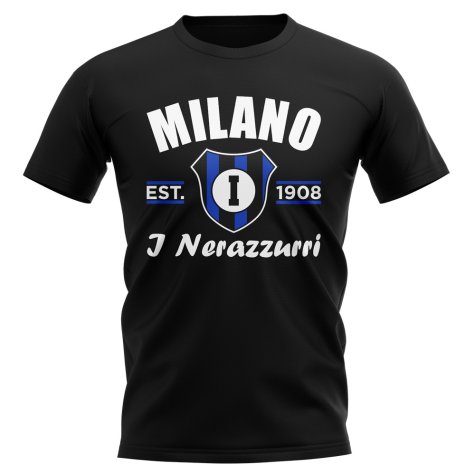 Inter Milan Established Football T-Shirt (Black)