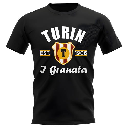 Torino Established Football T-Shirt (Black)