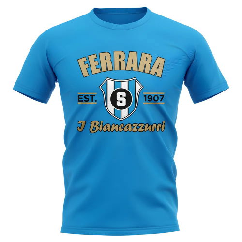 Spal Established Football T-Shirt (Sky Blue)