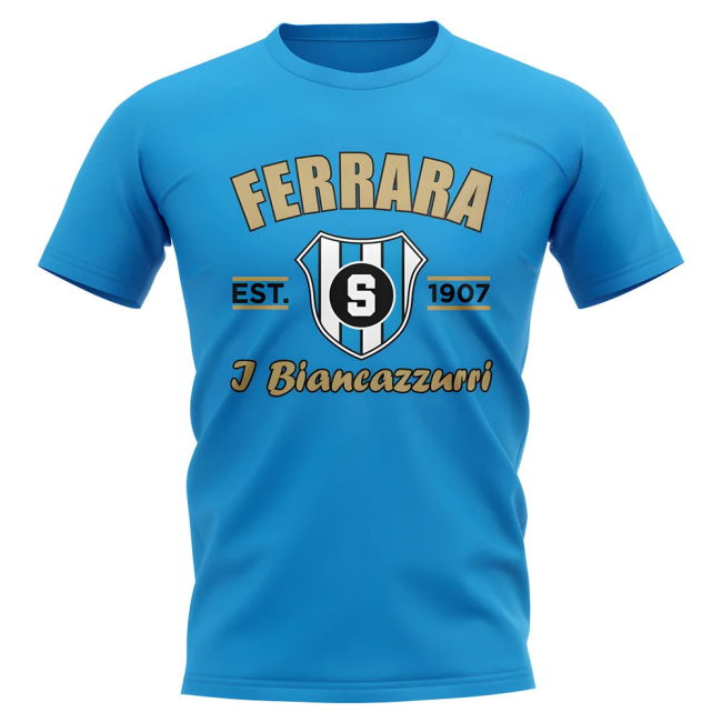 Spal Established Football T-Shirt (Sky Blue)