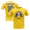 Zlatan Ibrahimovic Sweden Illustration T-Shirt (Yellow)