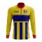 Moldova Concept Football Half Zip Midlayer Top (Yellow-Blue)