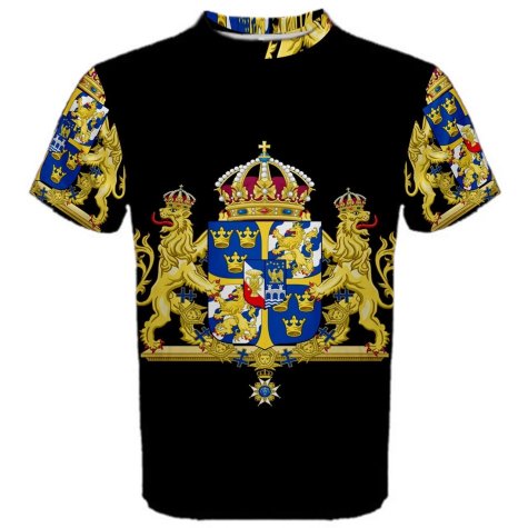 Sweden Coat of Arms Sublimated Sports Jersey - Kids