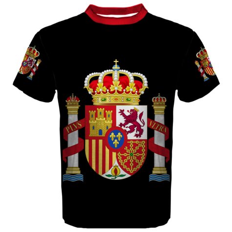 Spain Coat of Arms Sublimated Sports Jersey