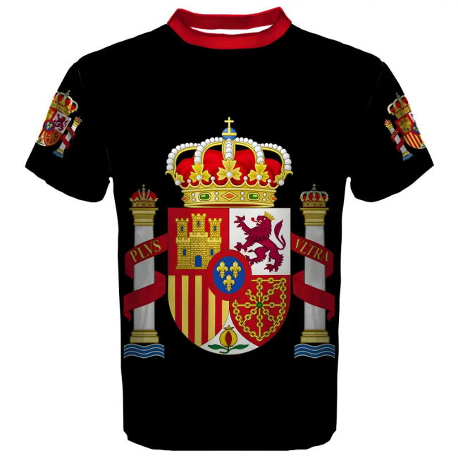 Spain Coat of Arms Sublimated Sports Jersey