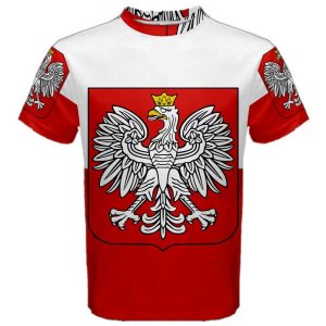 Poland Flag Sublimated Sports Jersey - Kids