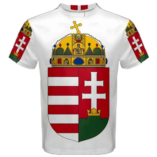 Hungary Coat of Arms Sublimated Sports Jersey