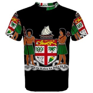 Fiji Coat of Arms Sublimated Sports Jersey - Kids