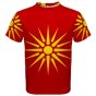 Old Republic of Macedonia Flag Sublimated Sports Jersey