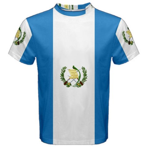 Guatemala Flag Sublimated Sports Jersey