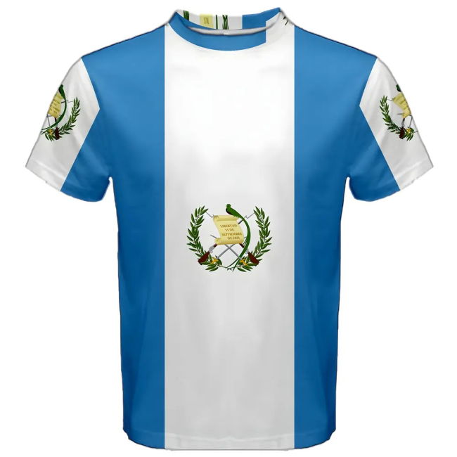 Guatemala Flag Sublimated Sports Jersey