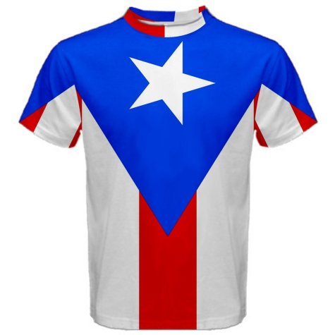 Puerto Rico Flag Sublimated Sports Jersey - Kids
