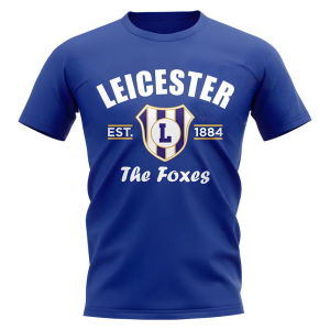 Leicester Established Football T-Shirt (Royal)