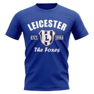 Leicester Established Football T-Shirt (Royal)