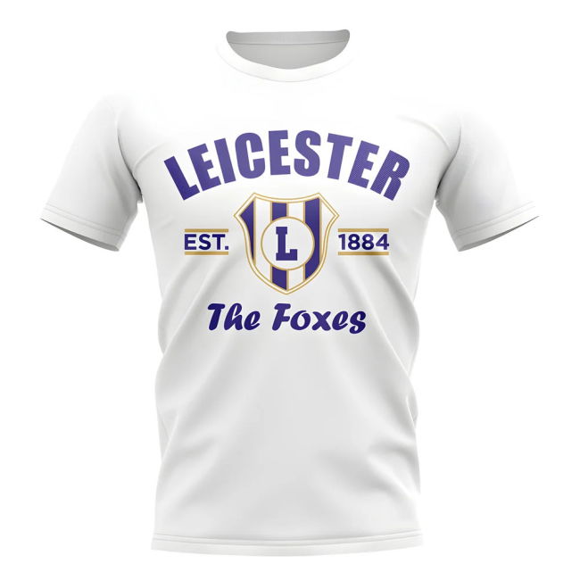 Leicester Established Football T-Shirt (White)