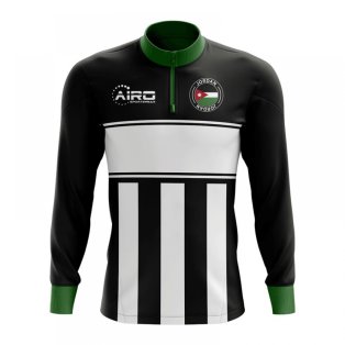 Jordan Concept Football Half Zip Midlayer Top (Black-White)