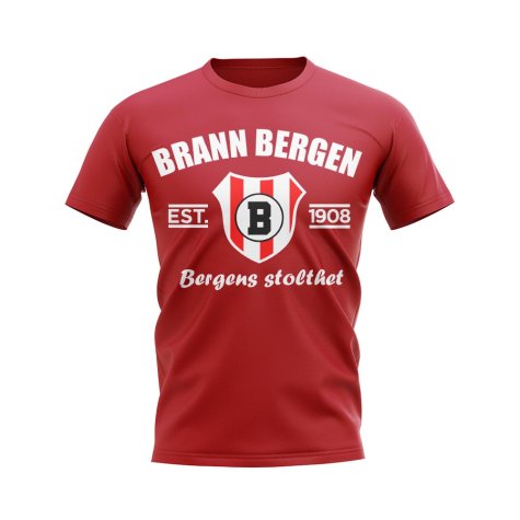 Brann Bergen Established Football T-Shirt (Red)