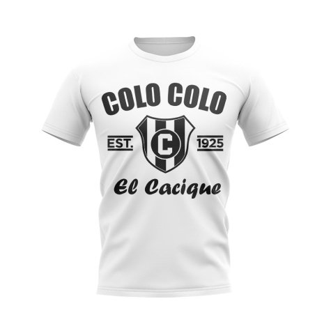 Colo Colo Established Football T-Shirt (White)