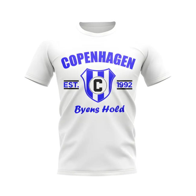 Copenhagen Established Football T-Shirt (White)