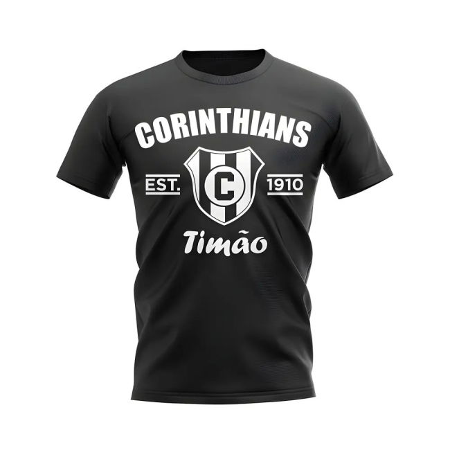 Corinthians Established Football T-Shirt (Black)