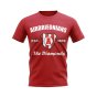 Airdrieonians Established Football T-Shirt (Red)