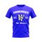 Cowdenbeath Established Football T-Shirt (Blue)